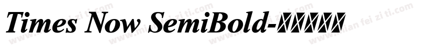 Times Now SemiBold字体转换